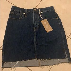 Never worn new with tags, size 24 Madewell skirt